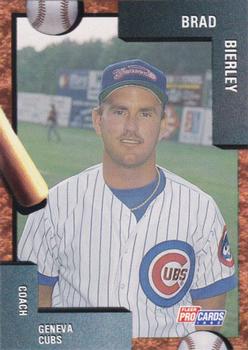 1992 Fleer ProCards #1576 Brad Bierley Front