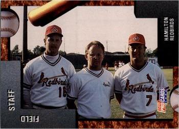 1992 Fleer ProCards #1609 Field Staff (Scott Melvin / Dave Novak / Chris Maloney) Front