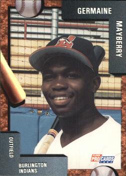 1992 Fleer ProCards #1671 Germaine Mayberry Front
