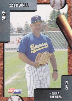 1992 Fleer ProCards #1733 Mike Caldwell Front