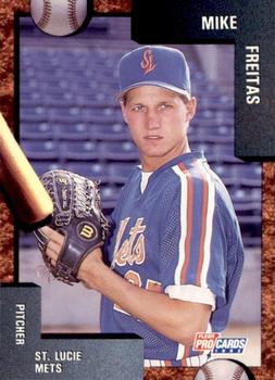 1992 Fleer ProCards #1740 Mike Freitas Front