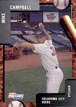 1992 Fleer ProCards #1909 Mike Campbell Front