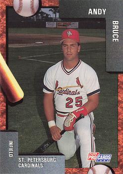 1992 Fleer ProCards #2033 Andy Bruce Front
