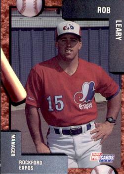 1992 Fleer ProCards #2131 Rob Leary Front