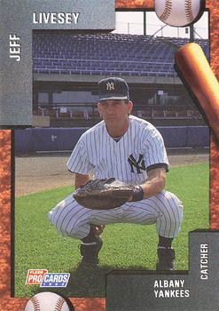 1992 Fleer ProCards #2229a Jeff Livesey Front