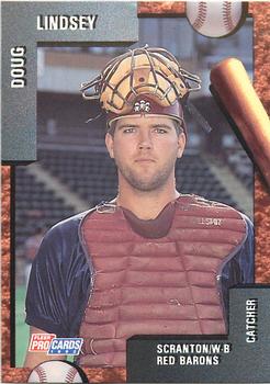 1992 Fleer ProCards #2449 Doug Lindsey Front