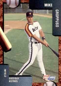 1992 Fleer ProCards #2537 Mike Groppuso Front