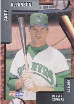 1992 Fleer ProCards #2642 Andy Allanson Front