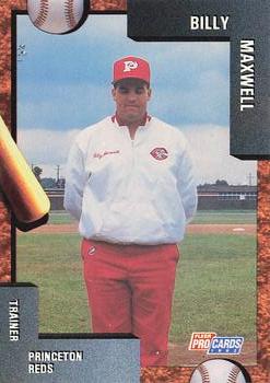 1992 Fleer ProCards #NNO Billy Maxwell Front