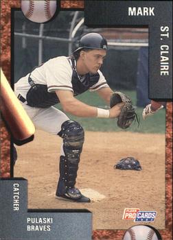 1992 Fleer ProCards #3182 Mark St. Claire Front