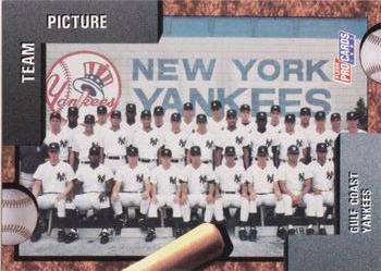 1992 Fleer ProCards #3808 GCL Yankees Team Picture Front