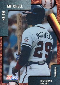 1992 Fleer ProCards #387 Keith Mitchell Front