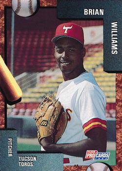 1992 Fleer ProCards #489 Brian Williams Front