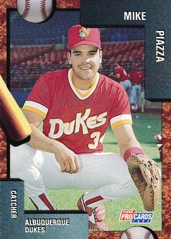 1992 Fleer ProCards #723 Mike Piazza Front