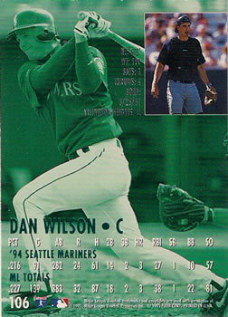 1995 Ultra #106 Dan Wilson Back