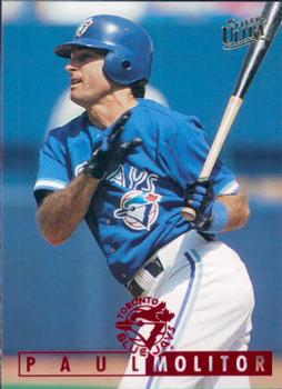 1995 Ultra #122 Paul Molitor Front