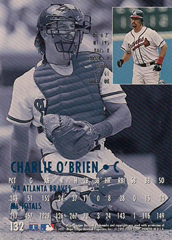 1995 Ultra #132 Charlie O'Brien Back