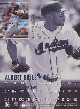 1995 Ultra #36 Albert Belle Back