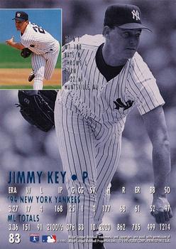 1995 Ultra #83 Jimmy Key Back