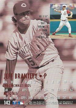 1995 Ultra #142 Jeff Brantley Back