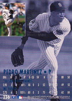 1995 Ultra #236 Pedro Martinez Back