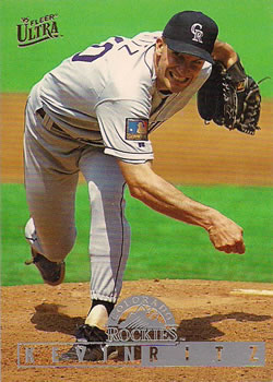 1995 Ultra #157 Kevin Ritz Front
