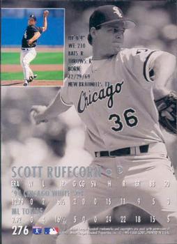 1995 Ultra #276 Scott Ruffcorn Back