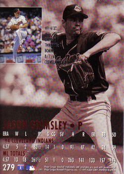1995 Ultra #279 Jason Grimsley Back