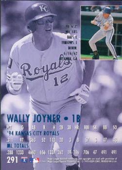 1995 Ultra #291 Wally Joyner Back
