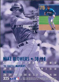 1995 Ultra #325 Mike Blowers Back