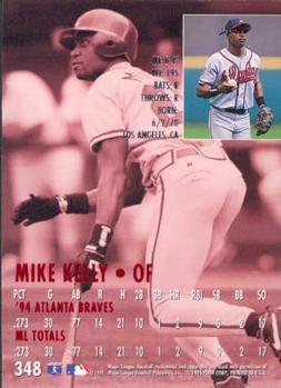1995 Ultra #348 Mike Kelly Back
