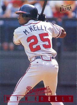 1995 Ultra #348 Mike Kelly Front