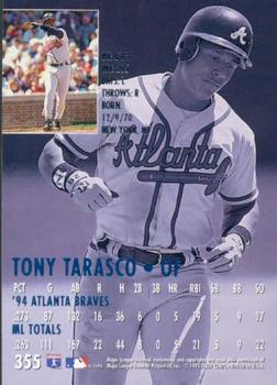 1995 Ultra #355 Tony Tarasco Back