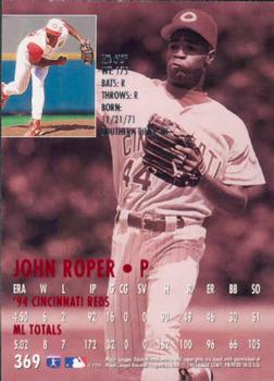 1995 Ultra #369 John Roper Back