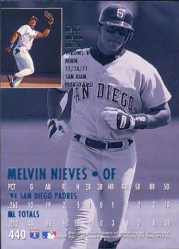 1995 Ultra #440 Melvin Nieves Back