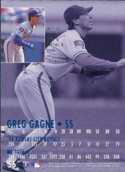 1995 Ultra #56 Greg Gagne Back