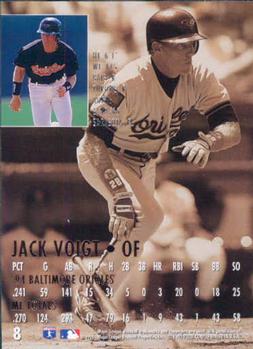 1995 Ultra #8 Jack Voigt Back