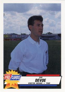 1993 Fleer ProCards Carolina League All-Stars #CAR-28 Dan Devoe Front