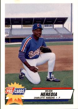 1993 Fleer ProCards Florida State League All-Stars #FSL-4 Wilson Heredia Front