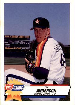 1993 Fleer ProCards Florida State League All-Stars #FSL-34 Tom Anderson Front