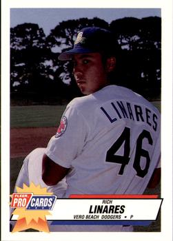 1993 Fleer ProCards Florida State League All-Stars #FSL-48 Rich Linares Front