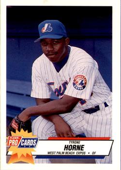 1993 Fleer ProCards Florida State League All-Stars #FSL-50 Tyrone Horne Front