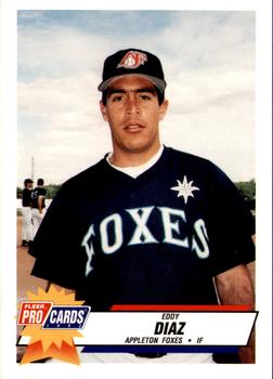 1993 Fleer ProCards Midwest League All-Stars #MDW-2 Eddy Diaz Front