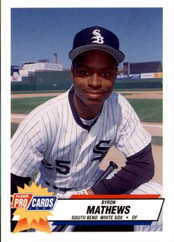1993 Fleer ProCards Midwest League All-Stars #MDW-25 Byron Mathews Front