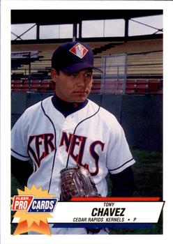 1993 Fleer ProCards Midwest League All-Stars #MDW-34 Tony Chavez Front