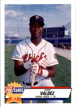 1993 Fleer ProCards Midwest League All-Stars #MDW-44 Pedro Valdez Front