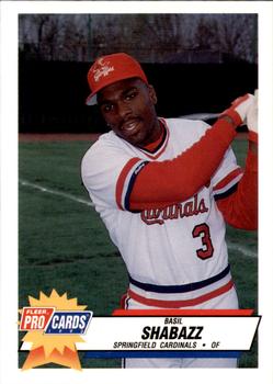 1993 Fleer ProCards Midwest League All-Stars #MDW-53 Basil Shabazz Front