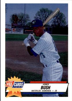 1993 Fleer ProCards Midwest League All-Stars #MDW-55 Homer Bush Front