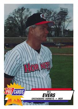 1993 Fleer ProCards South Atlantic League All-Stars #SAL-20 Bill Evers Front