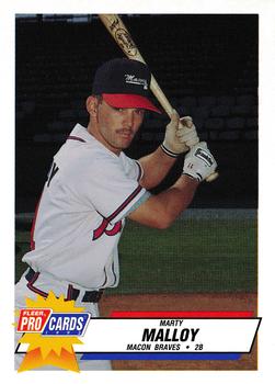 1993 Fleer ProCards South Atlantic League All-Stars #SAL-39 Marty Malloy Front